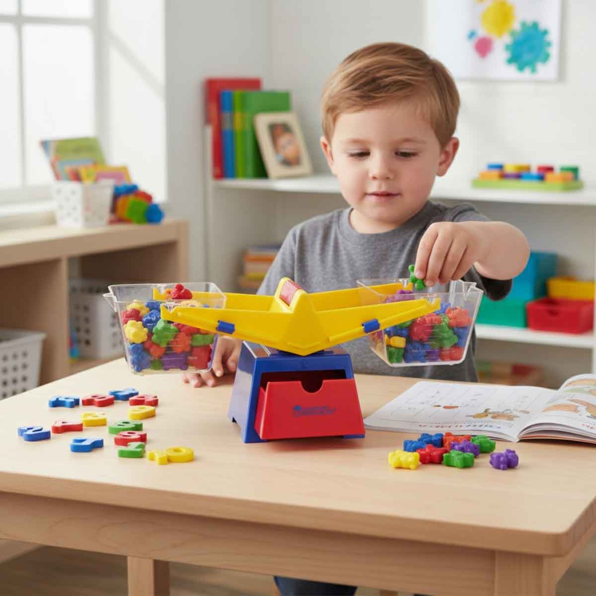 Learning Resources Primary Bucket Balance With Baby Bears Counters Unisex, 3-4 Years