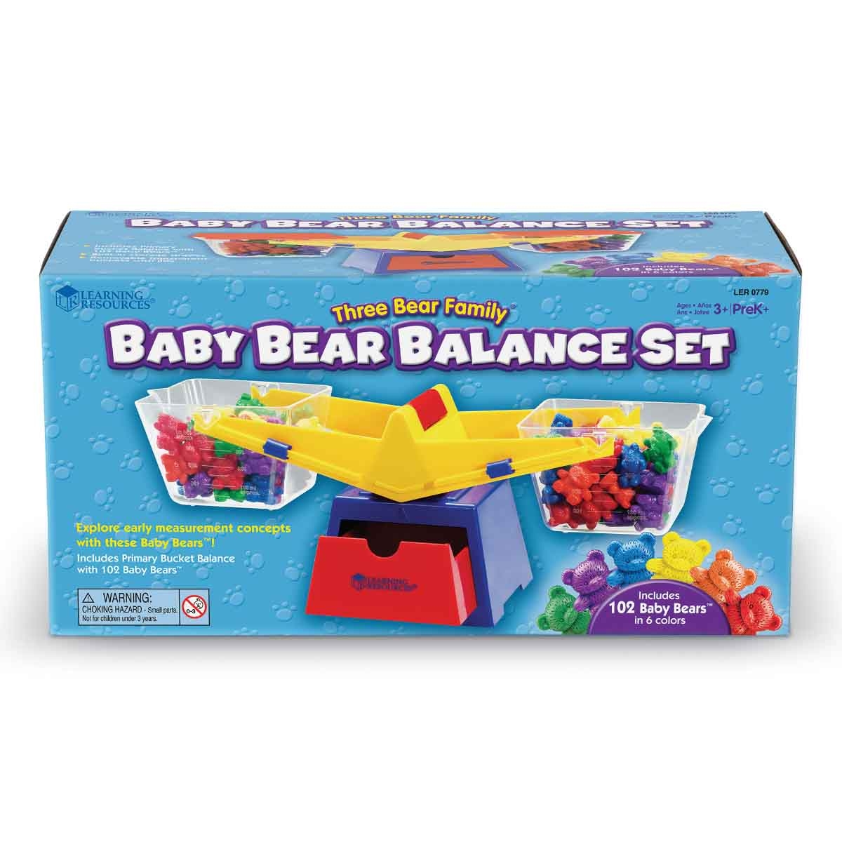 Learning Resources Primary Bucket Balance With Baby Bears Counters Unisex, 3-4 Years