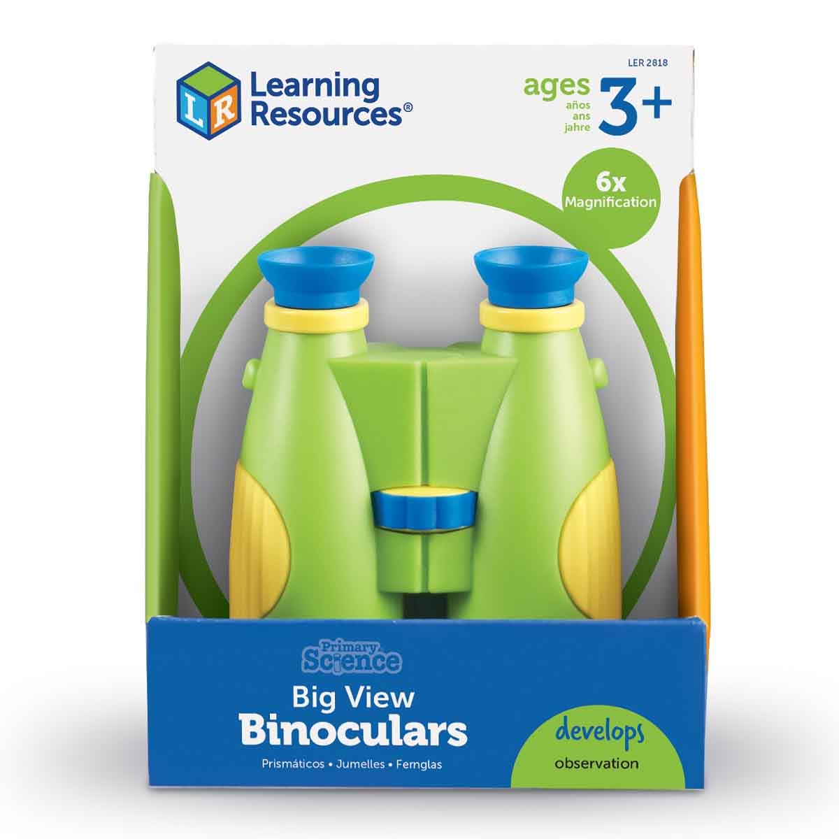 Learning Resources Primary Science Big View Binoculars Unisex, 3-4 Years