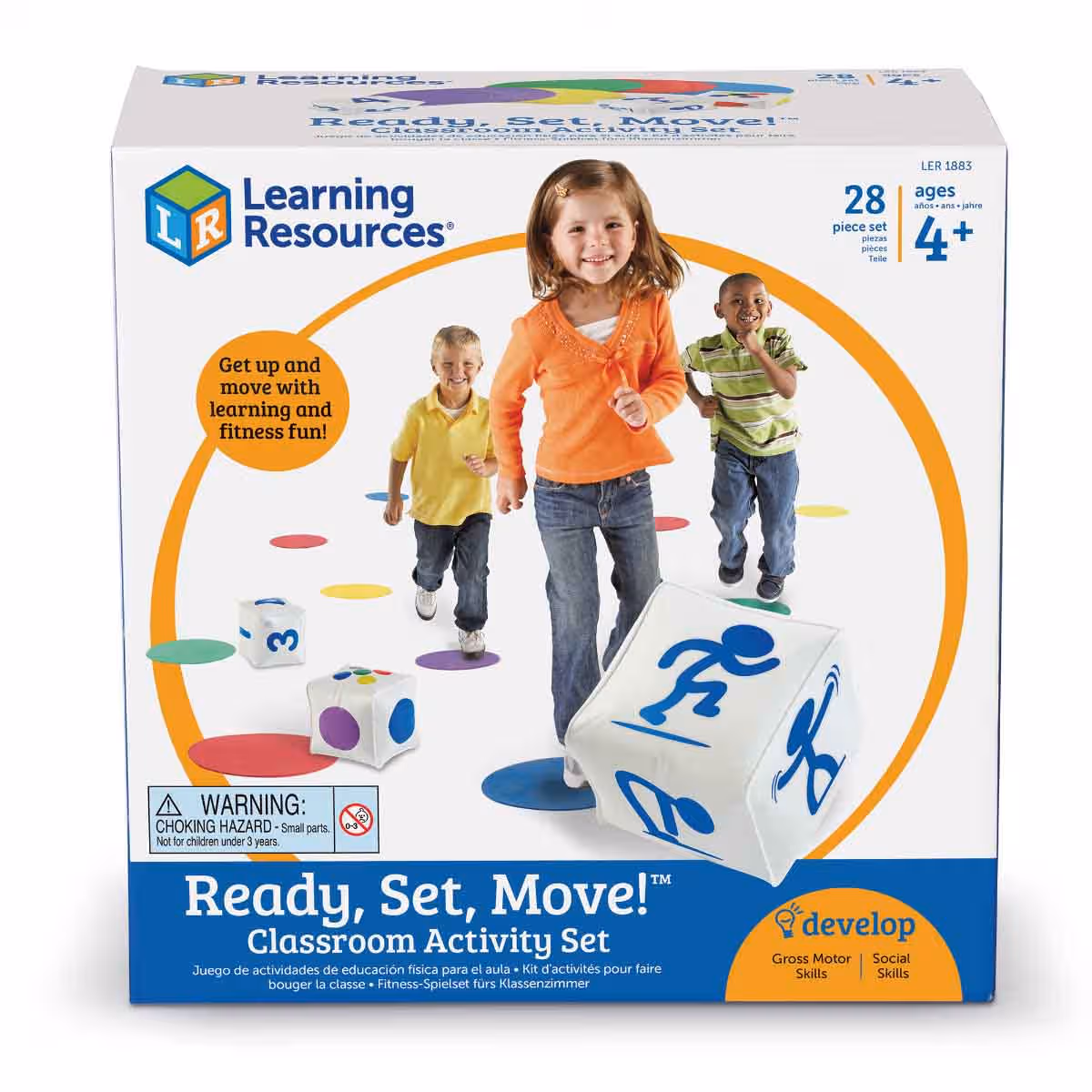 Learning Resources Ready, Set, Move Classroom Activity Set Unisex, 5-7 Years