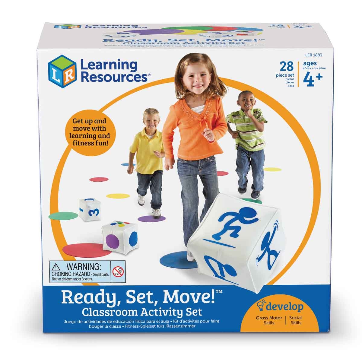 Learning Resources Ready, Set, Move Classroom Activity Set Unisex, 5-7 Years