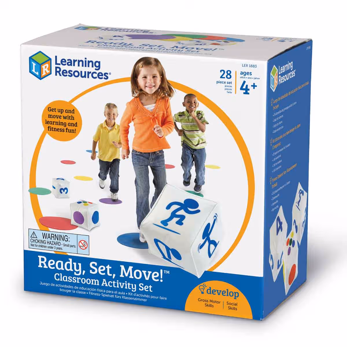 Learning Resources Ready, Set, Move Classroom Activity Set Unisex, 5-7 Years