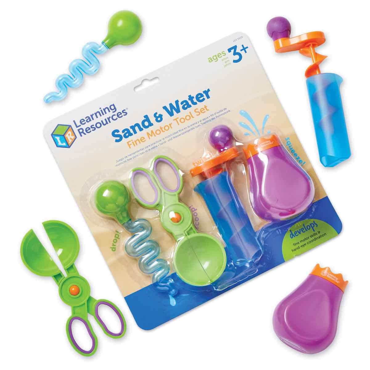 Learning Resources Sand & Water Fine Motor Tool Set Unisex, 3-4 Years