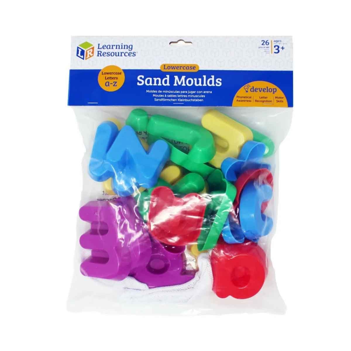Learning Resources Sand Moulds Lowercase Alphabet Unisex, 3-4 Years