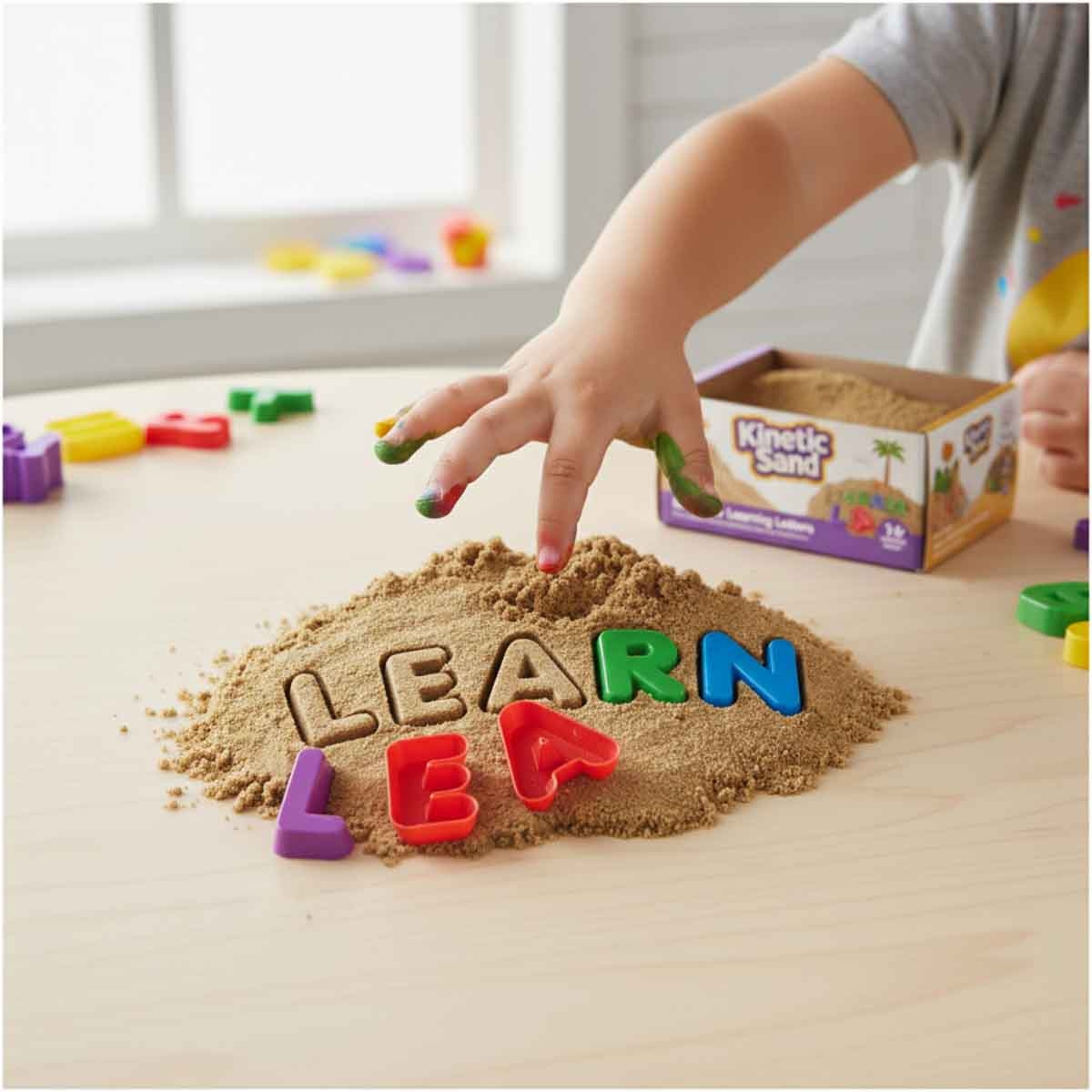 Learning Resources Sand Moulds Uppercase Alphabet Unisex, 3-4 Years