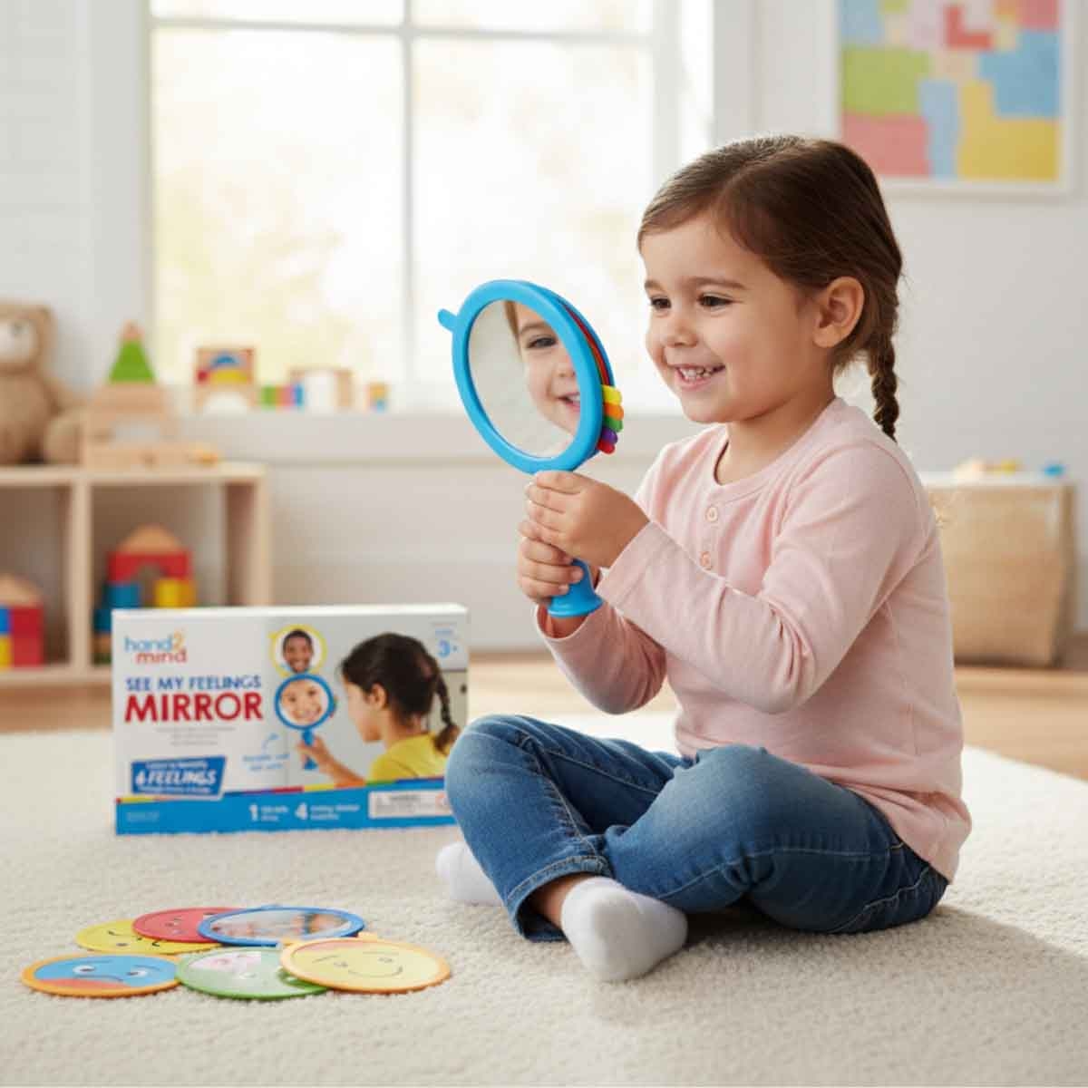 Learning Resources See My Feelings Mirror Unisex, 3-4 Years