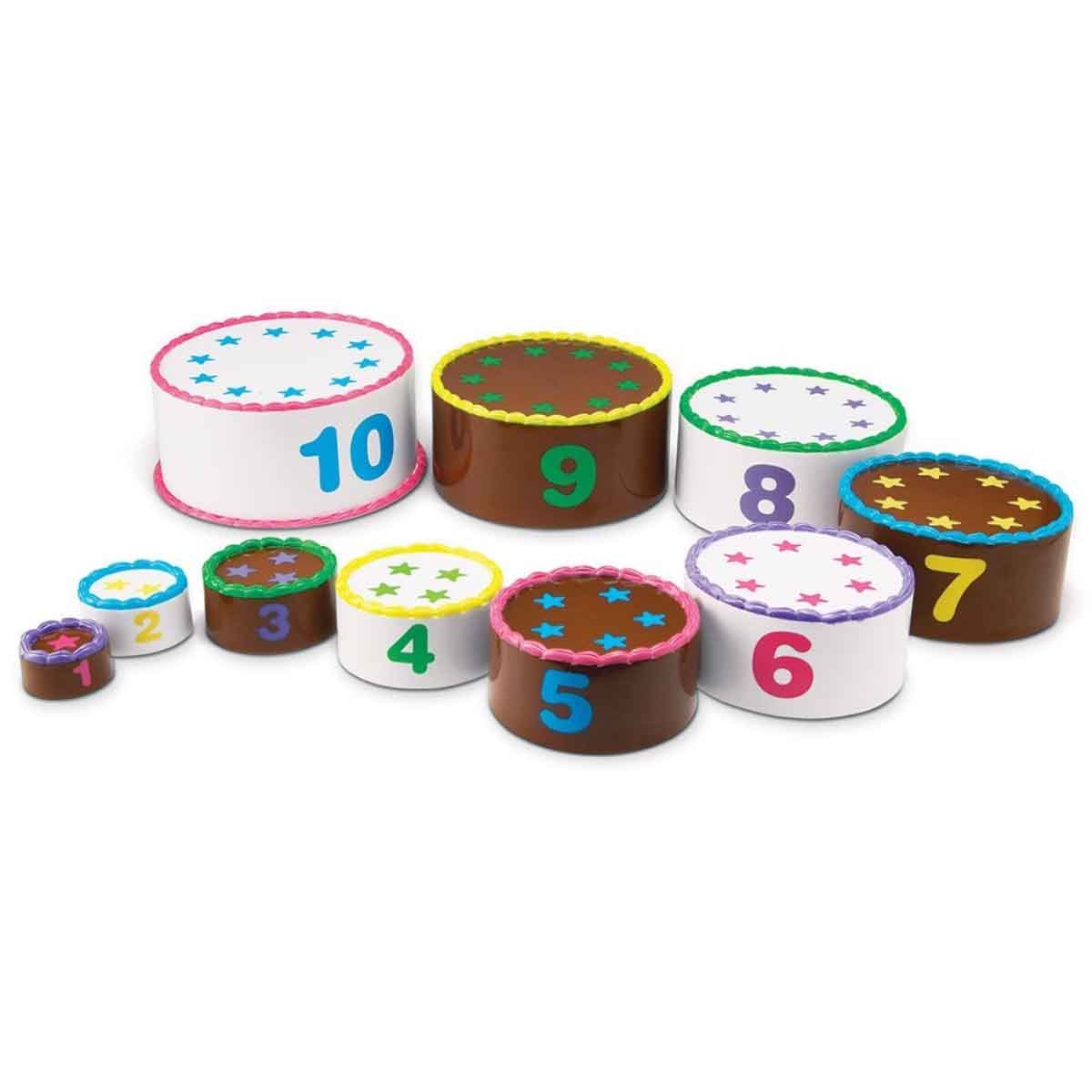 Learning Resources Smart Snacks Stack & Count Layer Cake Toddler, 0-2 Years