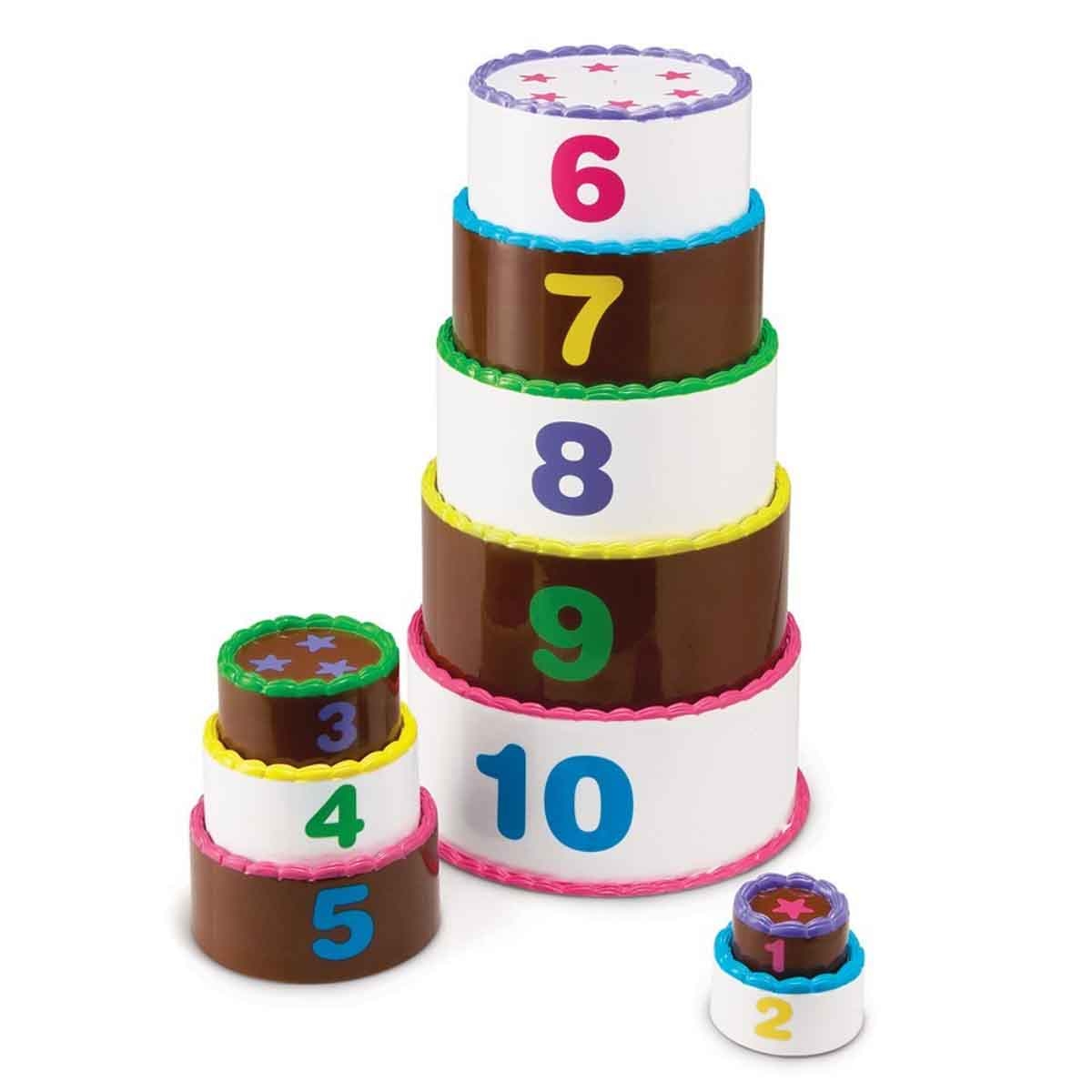 Learning Resources Smart Snacks Stack & Count Layer Cake Toddler, 0-2 Years