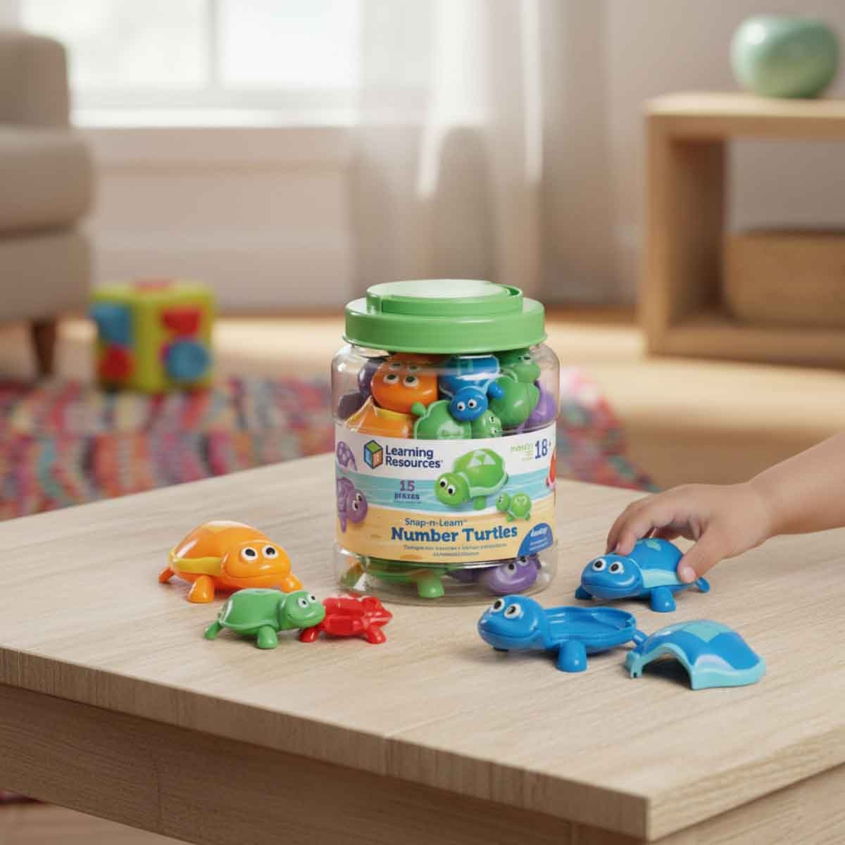 Learning Resources Snap-n-Learn Number Turtles Toddler, 0-2 Years