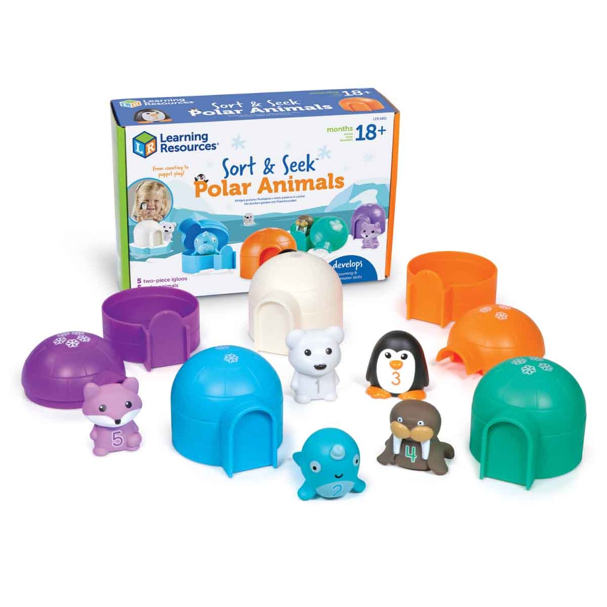 Learning Resources Sort & Seek Polar Animals Toddler, 0-2 Years