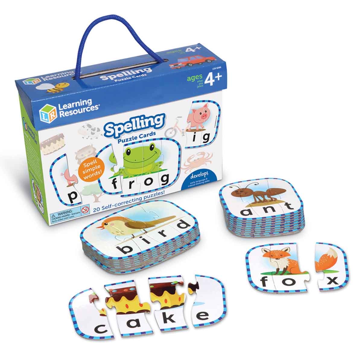Learning Resources Spelling Puzzle Cards Unisex, 5-7 Years