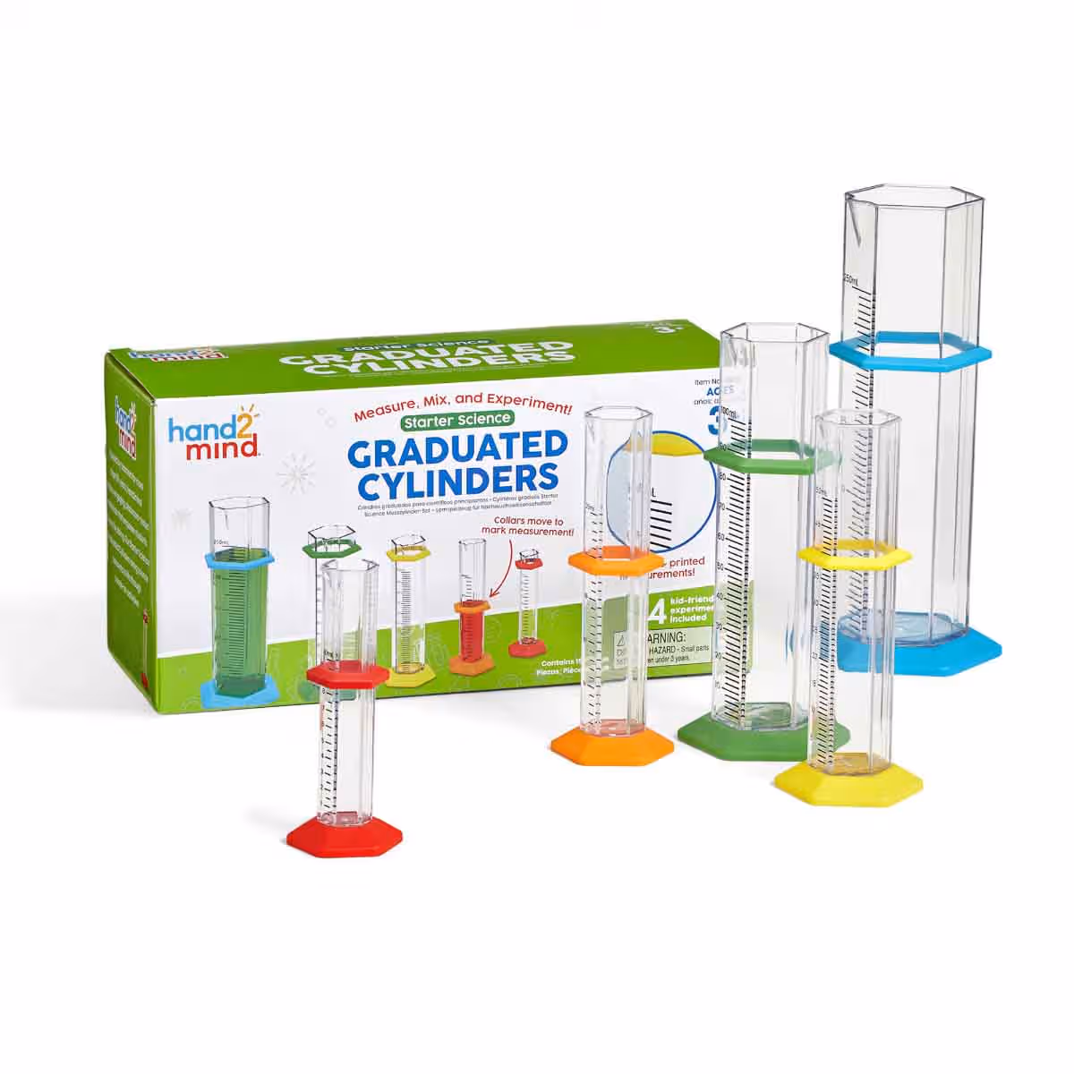 Learning Resources Starter Science Graduated Cylinder Set Unisex, 3-4 Years