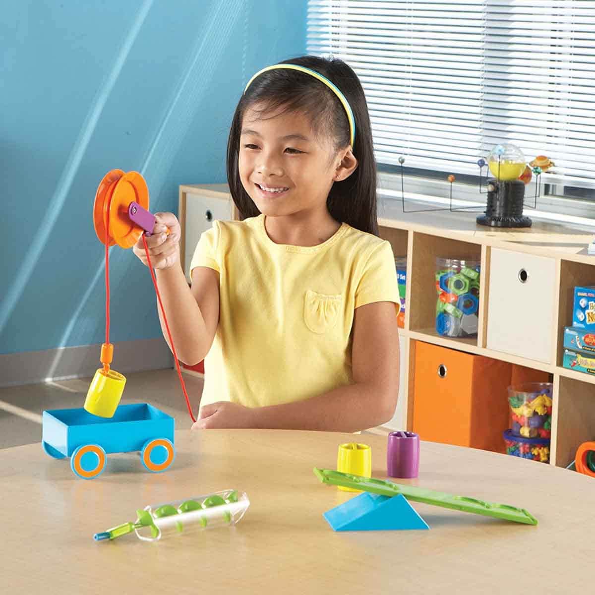 ليرننغ ريسورسز مجموعة أنشطة الآلات البسيطة STEM للجنسين، 5-7 سنوات