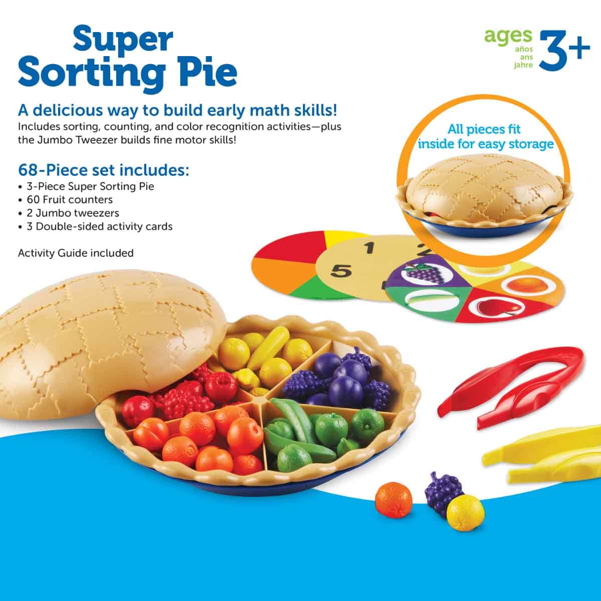 Learning Resources Super Sorting Pie Unisex, 3-4 Years