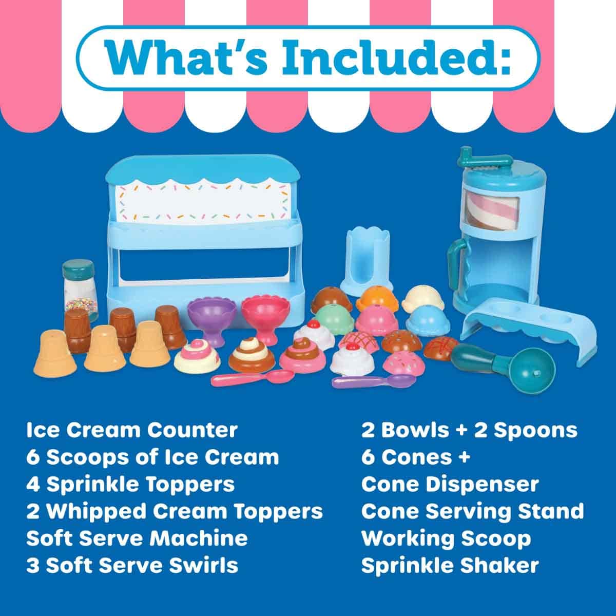 Learning Resources Swirling Scoops Ice Cream Shopper Unisex, 3-4 Years