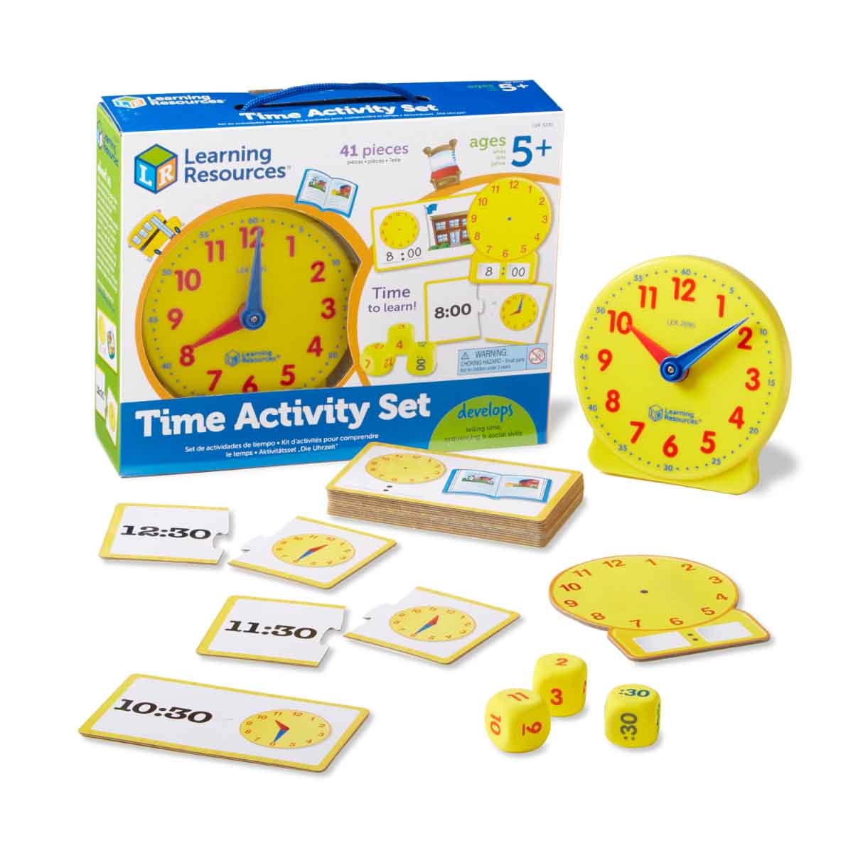 Learning Resources Time Activity Set Unisex, 5-7 Years