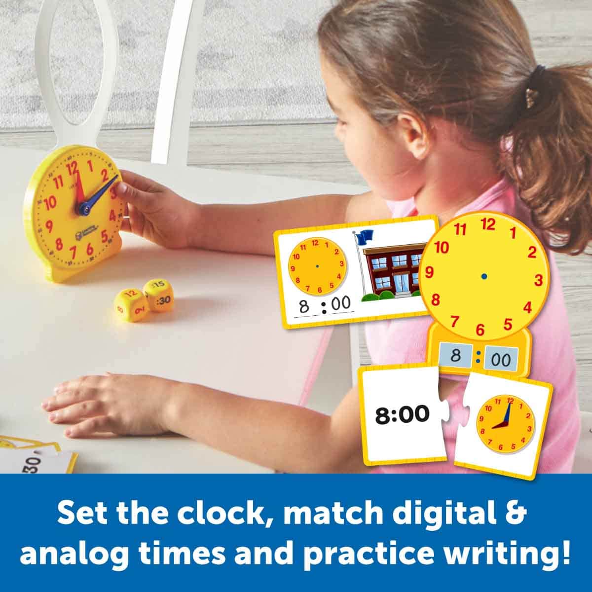 Learning Resources Time Activity Set Unisex, 5-7 Years