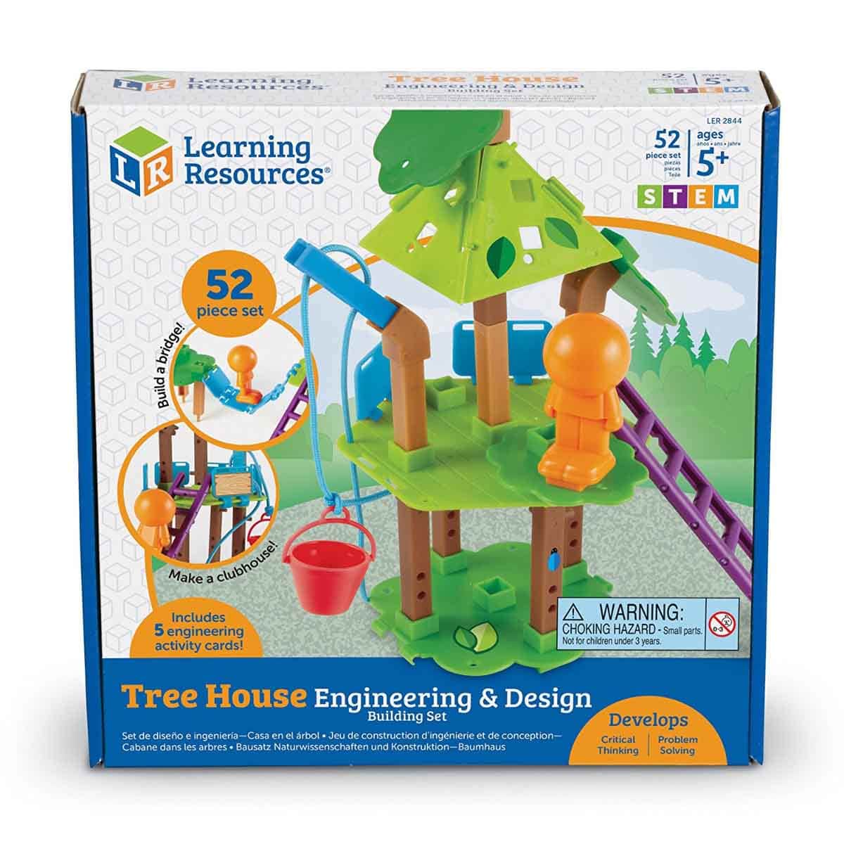 Learning Resources Tree House Engineering and Design Building Set Unisex, 5-7 Years