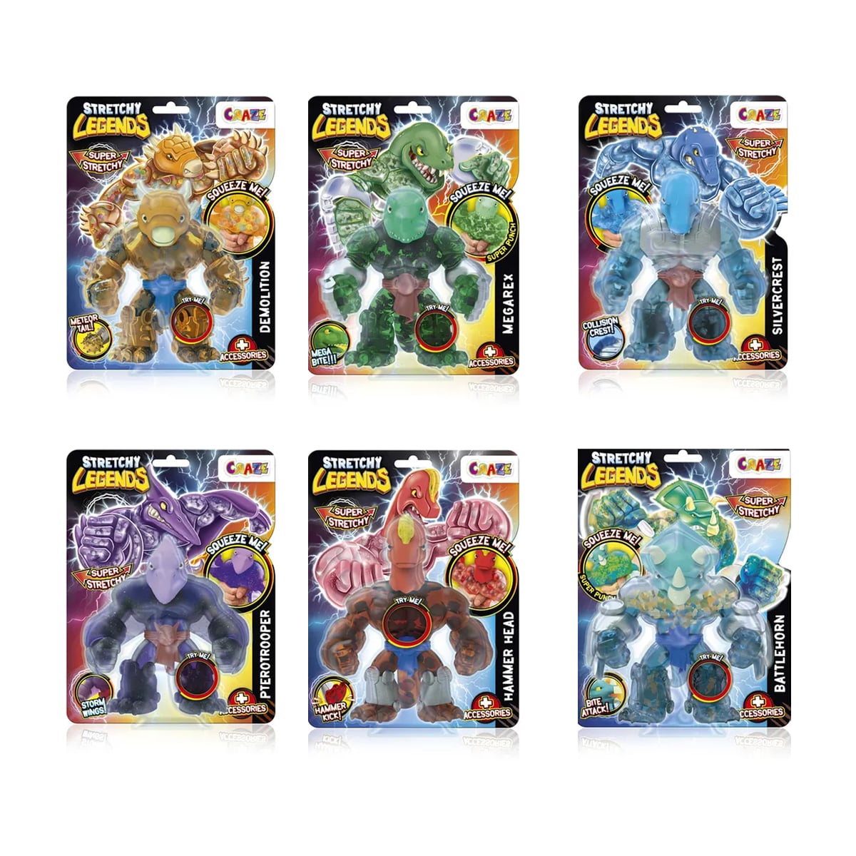 Legends Assorted Stretchy Toy Unisex, 3-4 Years