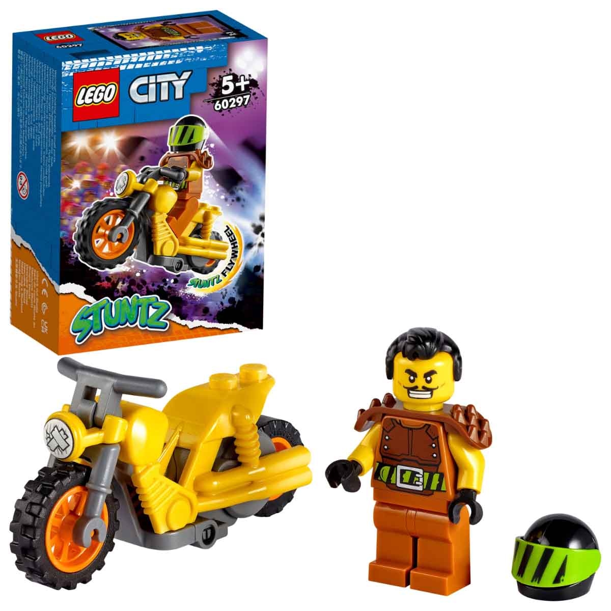 LEGO City Stuntz 60297 Demolition Stunt Bike Set Unisex, 5-7 Years