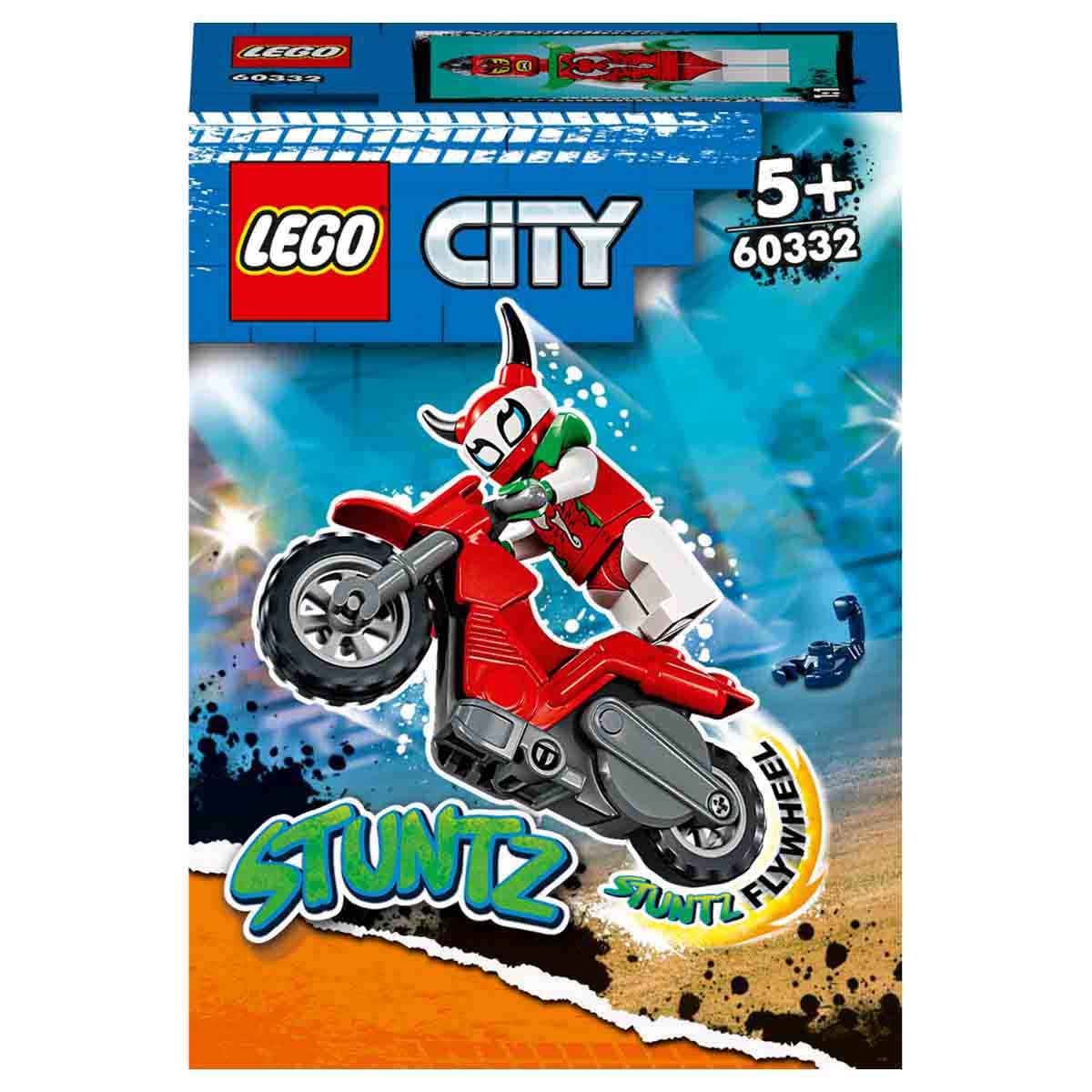 LEGO City Stuntz 60332 Reckless Scorpion Stunt Bike Set Unisex, 5-7 Years