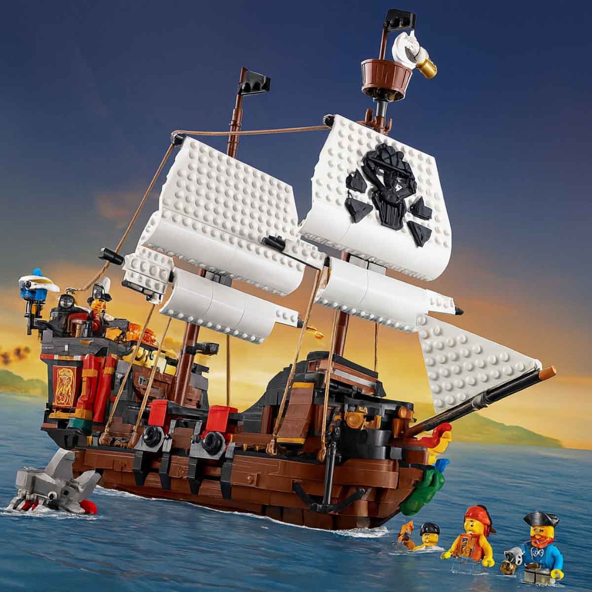 LEGO Creator 31109 Pirate Ship Set Unisex, 8-10 Years