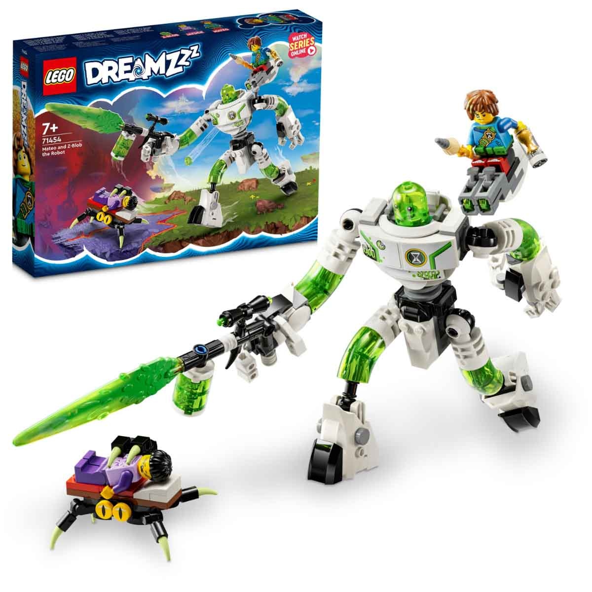 LEGO Dreamzzz 71454 V29 Mateo & Z-Blob The Robot Set Unisex, 8-10 Years