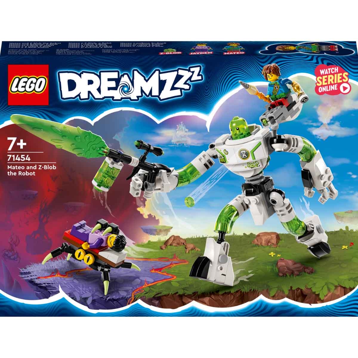 LEGO Dreamzzz 71454 V29 Mateo & Z-Blob The Robot Set Unisex, 8-10 Years