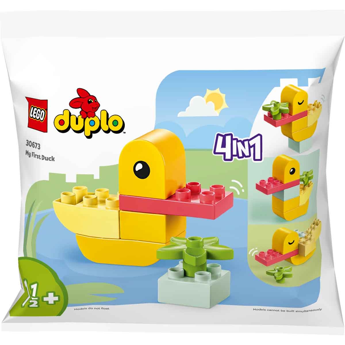 LEGO Duplo My First 30673 My First Duck Set Toddler, 0-2 Years