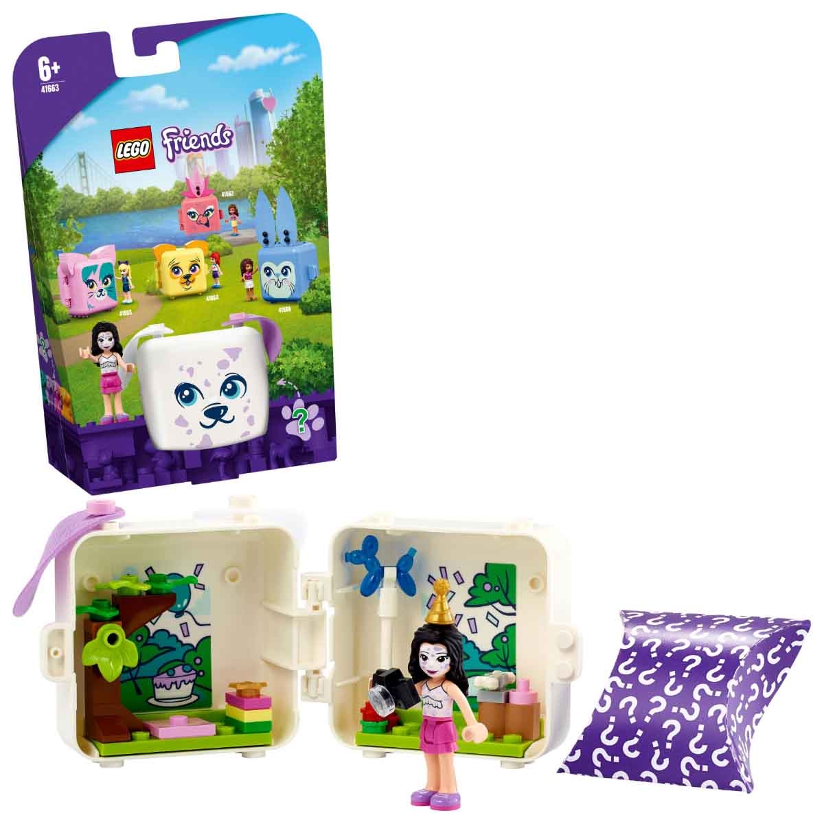 LEGO Friends 41663 Emma's Dalmatian Cube Set Unisex, 5-7 Years