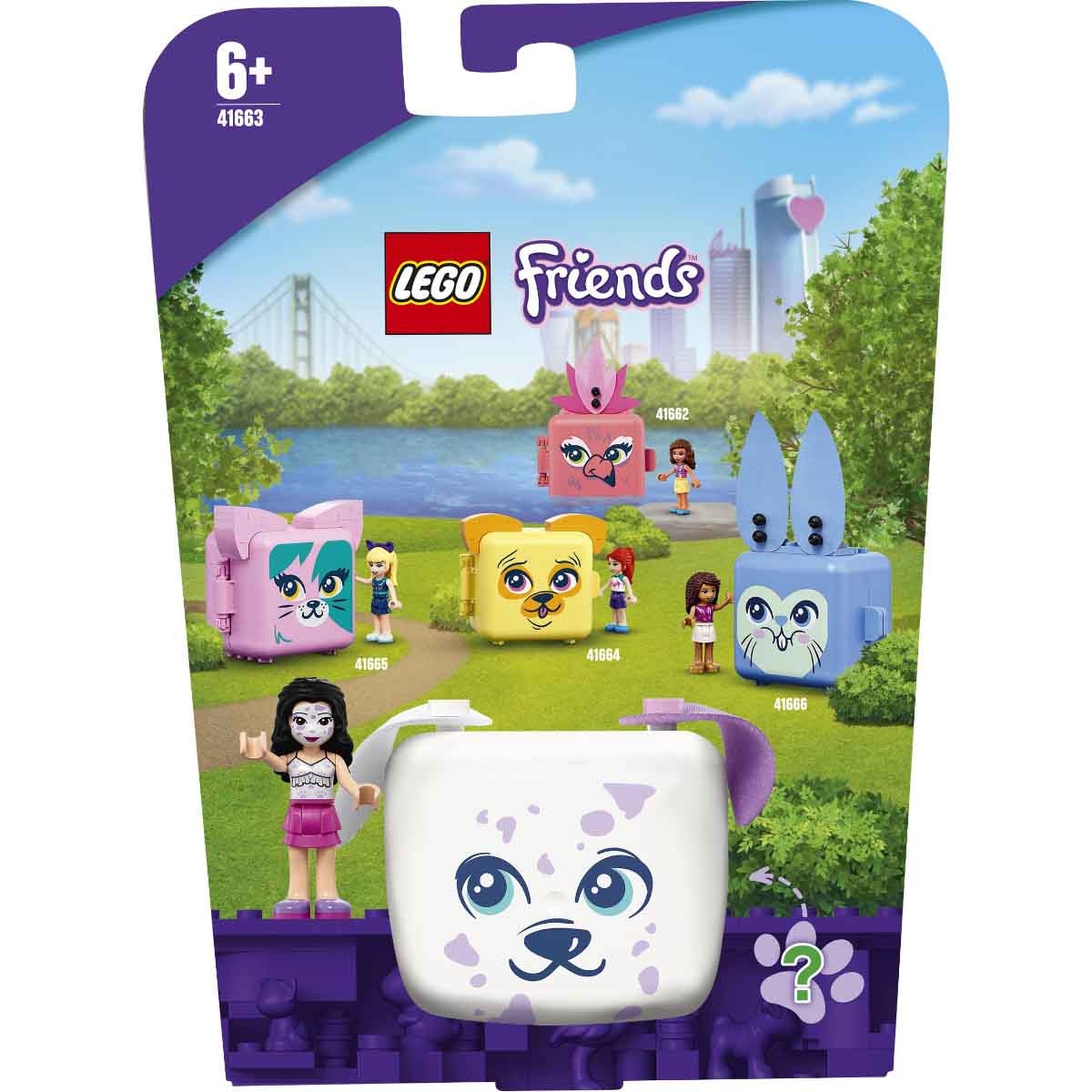 LEGO Friends 41663 Emma's Dalmatian Cube Set Unisex, 5-7 Years