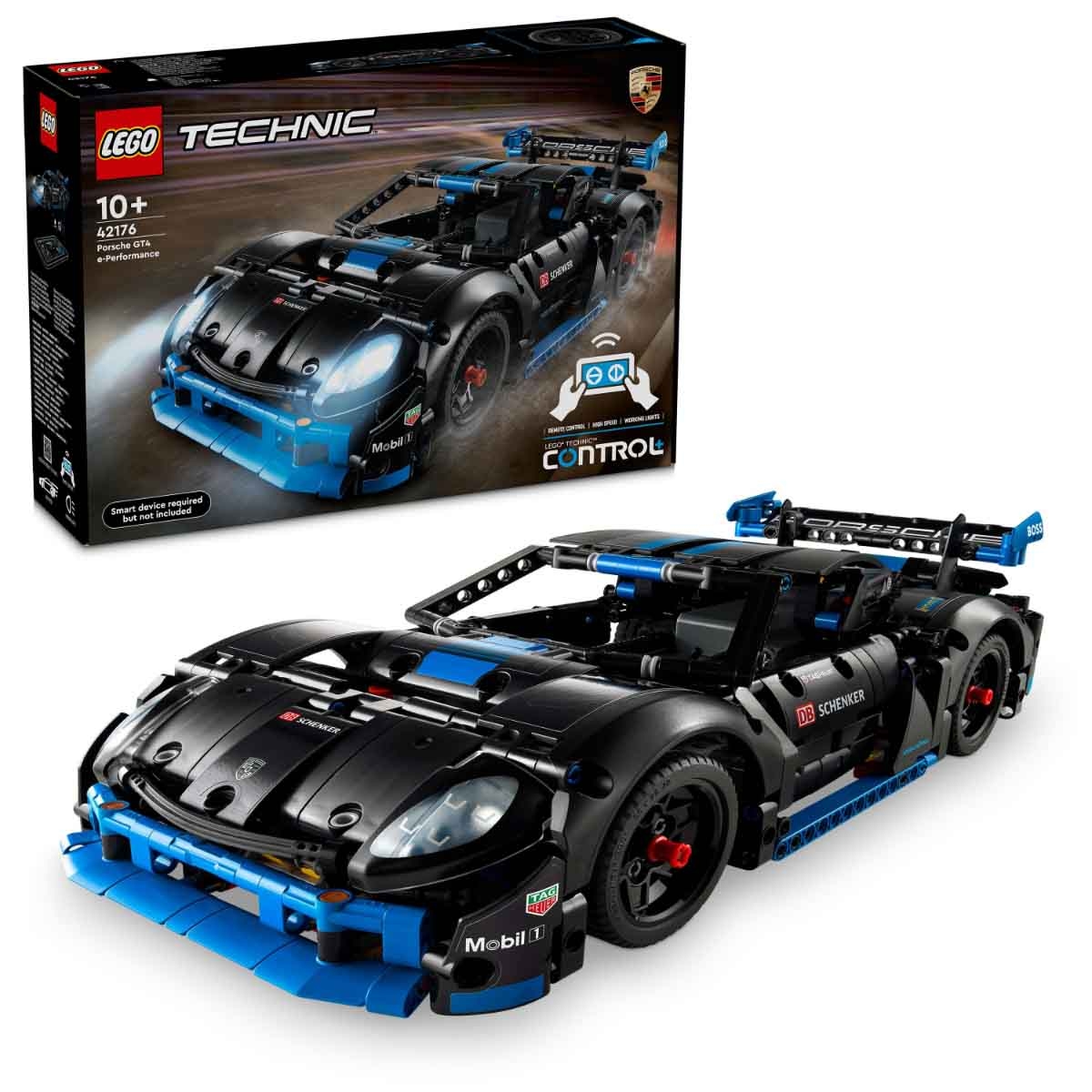 LEGO Technic 42176 Porsche GT4 E-Performance Race Car Set Unisex, 11-12 Years