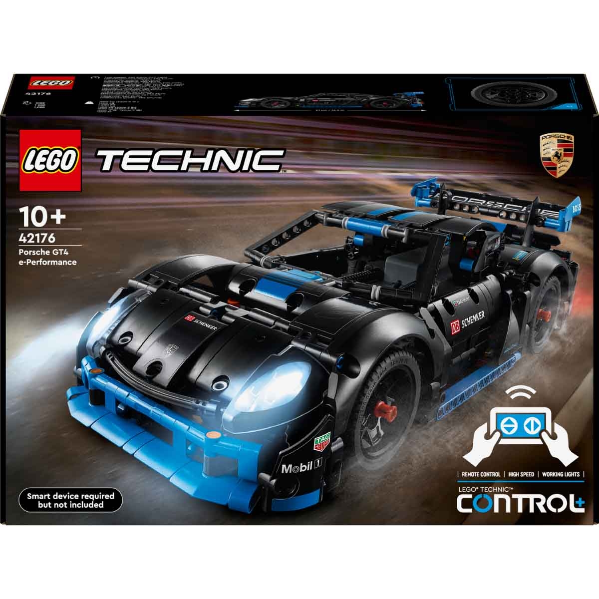 LEGO Technic 42176 Porsche GT4 E-Performance Race Car Set Unisex, 11-12 Years