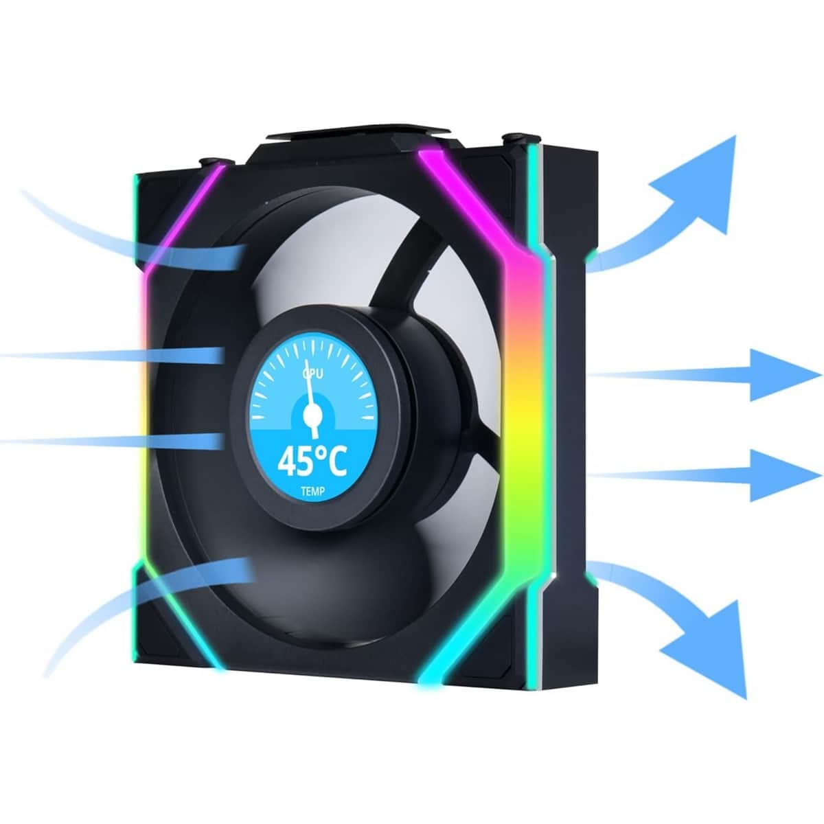 Lian Li 3-Piece Uni Fan SL Wireless LCD 120mm Cooling Fan Set