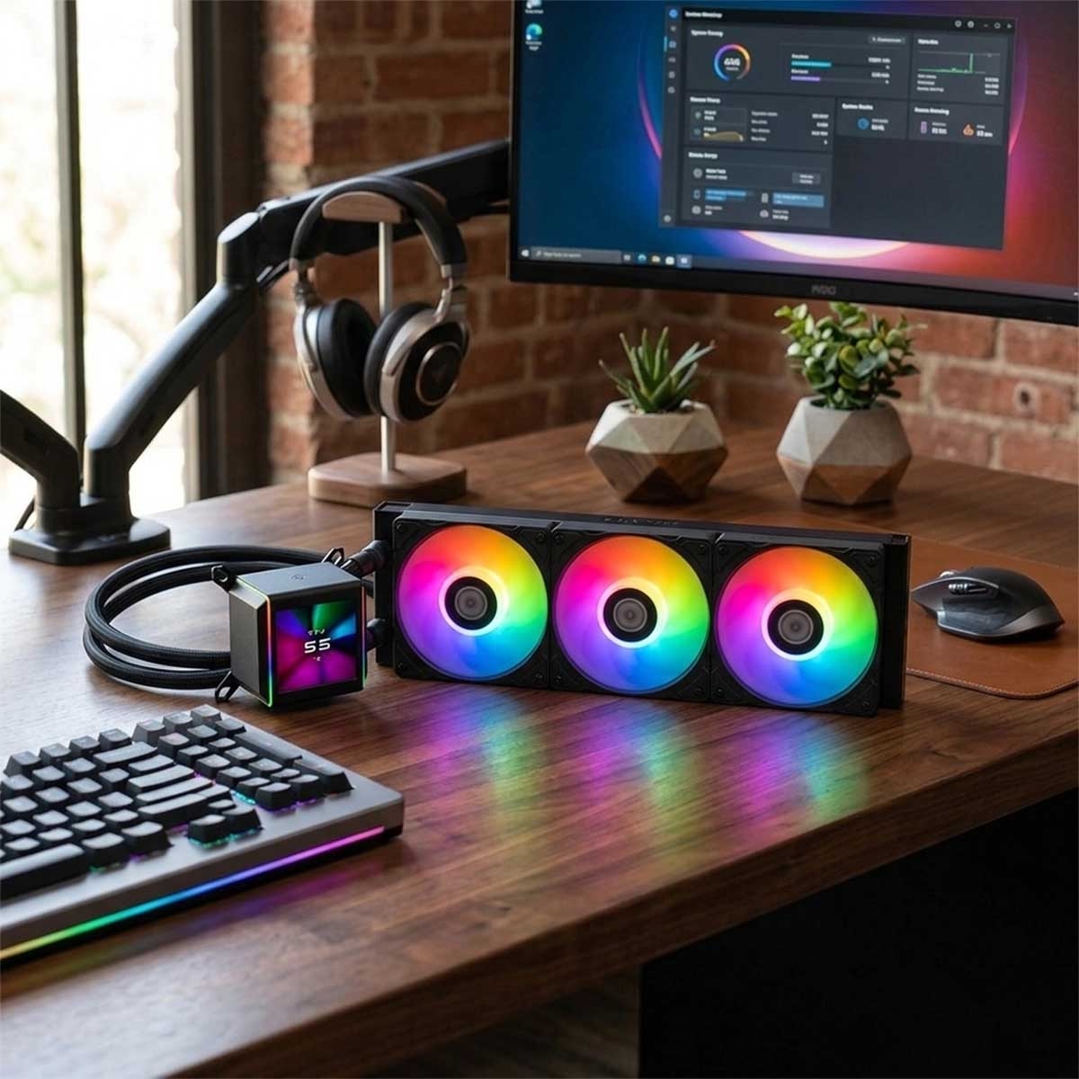 Lian Li Galahad II LCD ARGB 360mm Liquid CPU Cooler