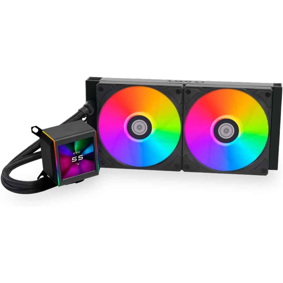 Lian Li Black Galahad II LCD ARGB CPU Liquid Cooler