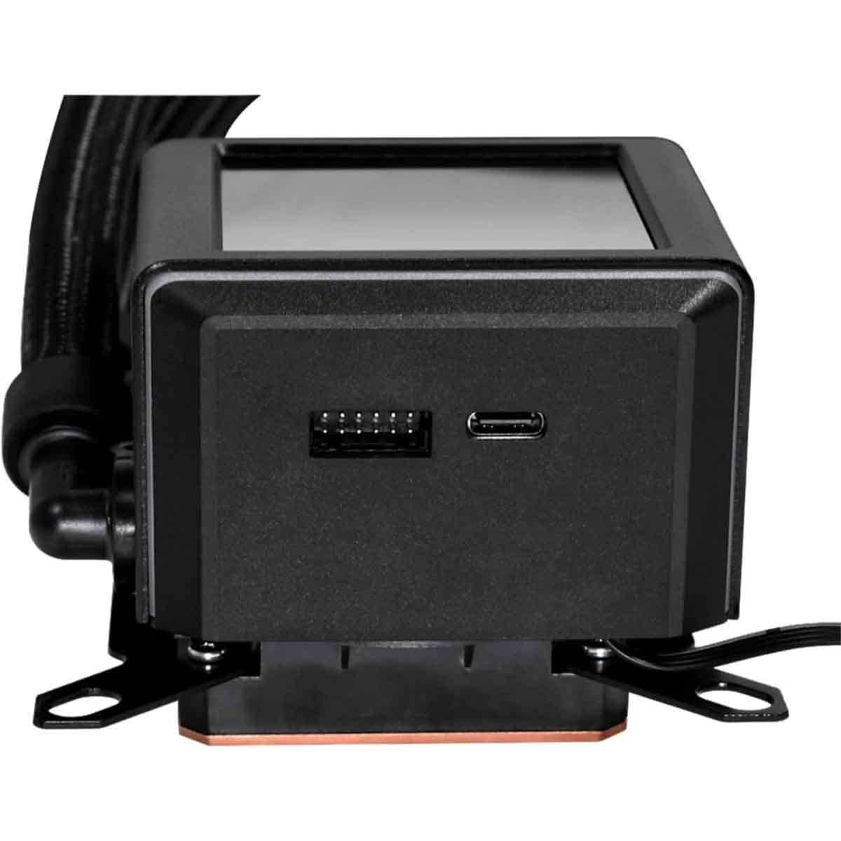 ليان لي مبرد سائل للمعالج Galahad II LCD ARGB أسود