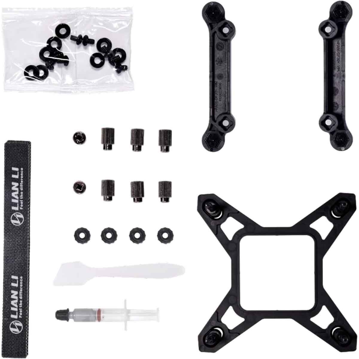 ليان لي مبرد سائل للمعالج Galahad II LCD ARGB أسود