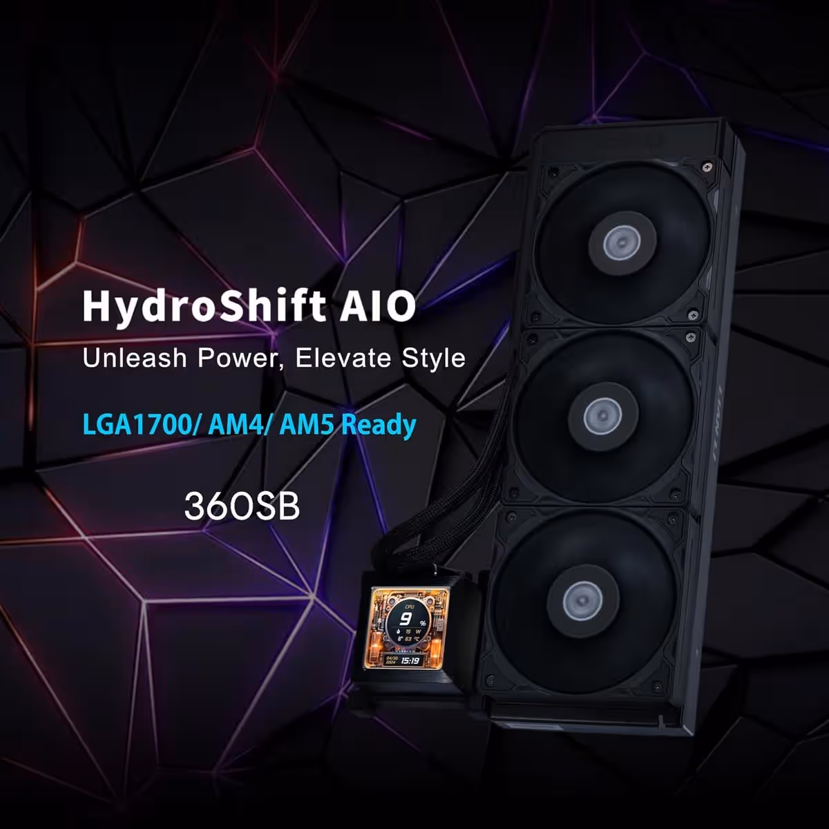 Lian Li Hydro-Shift LCD 360mm Liquid CPU Cooler
