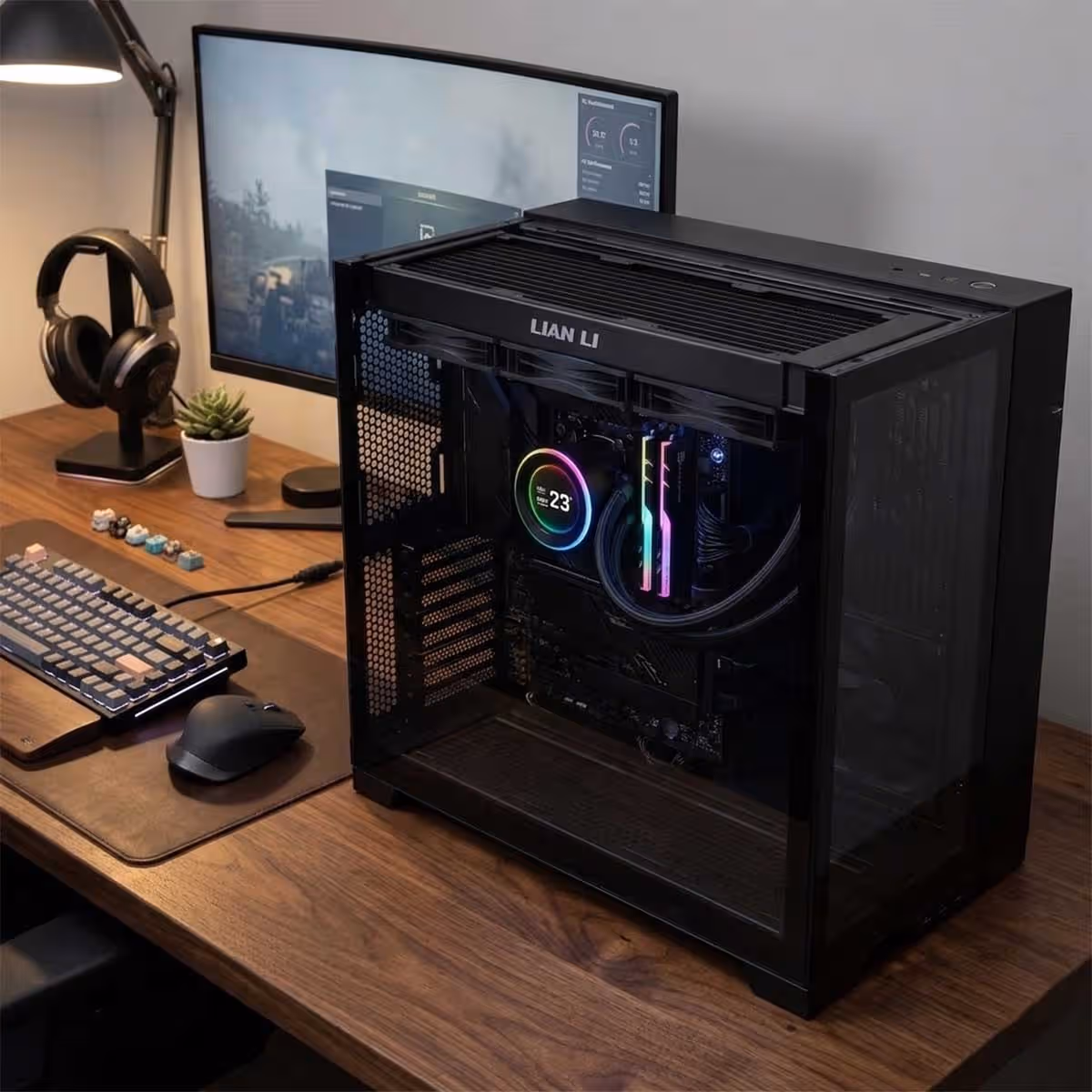 Lian Li Hydroshift II LCD-C 360mm Fanless Liquid CPU Cooler