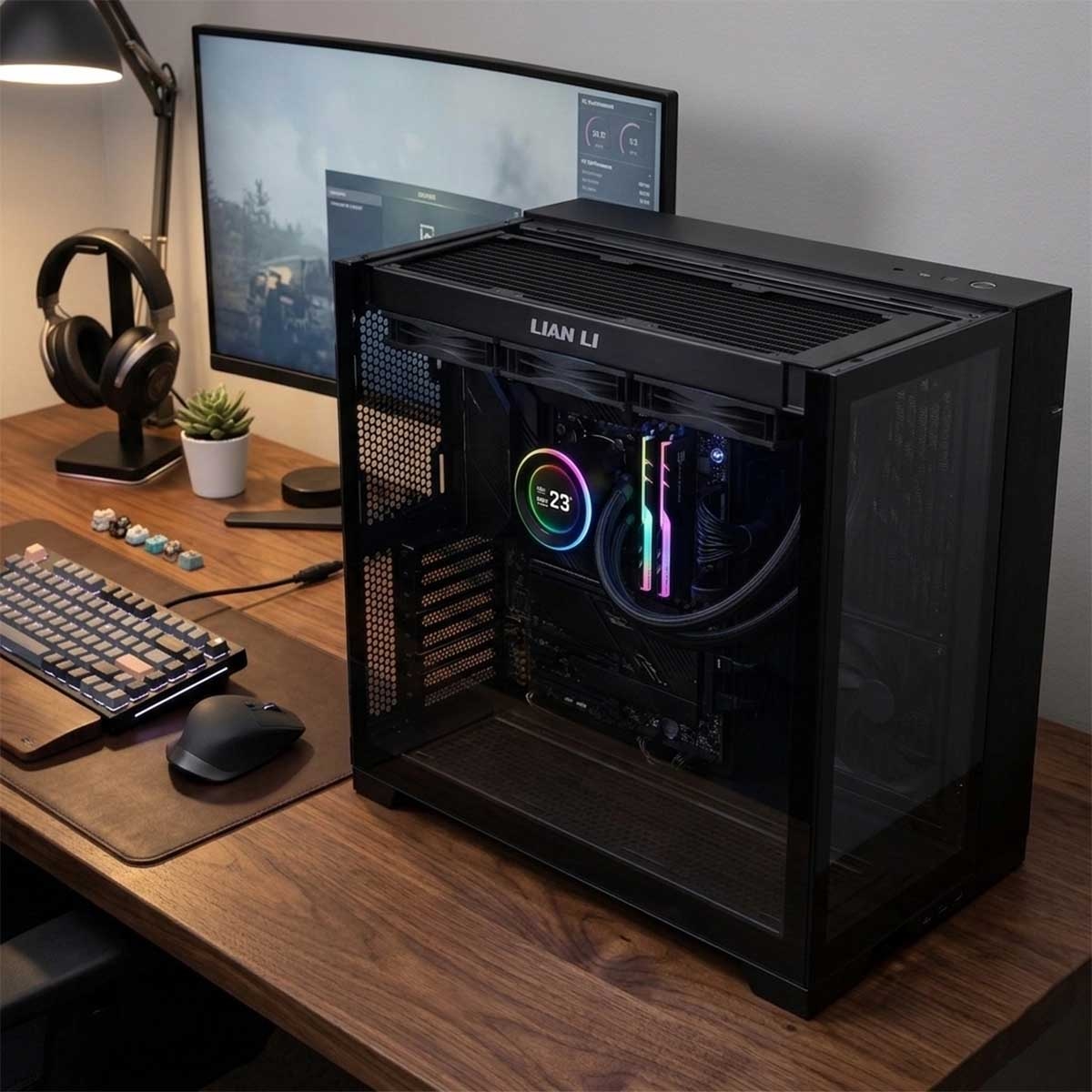 Lian Li Hydroshift II LCD-C 360mm Fanless Liquid CPU Cooler