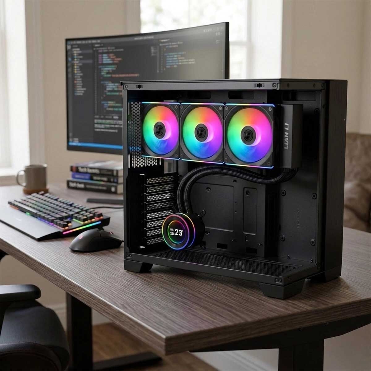 Lian Li Hydroshift II LCD-C 360R Liquid CPU Cooler