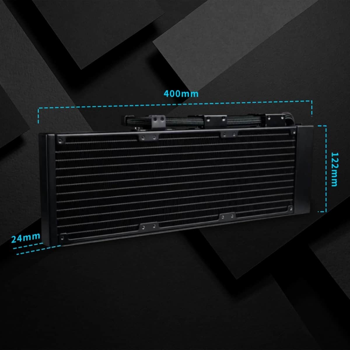 ليان لي Hydroshift II LCD-C 360TL TL Wireless Fans مبرد معالج سائل