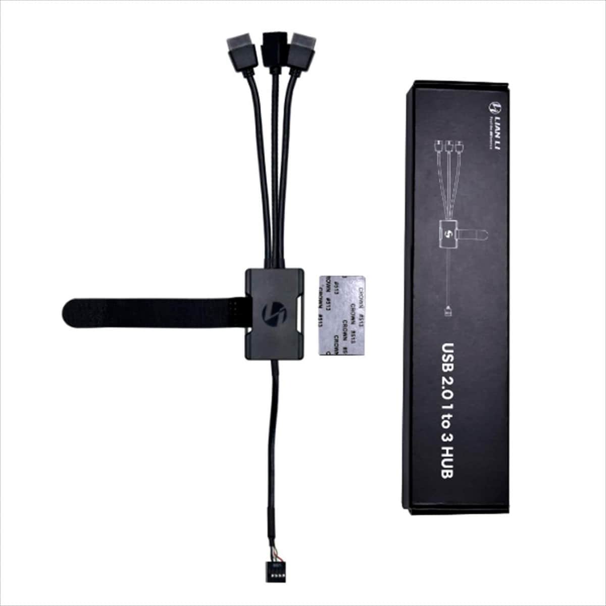 Lian Li Black PW-U2HB Internal USB 2.0 1-3 Hub