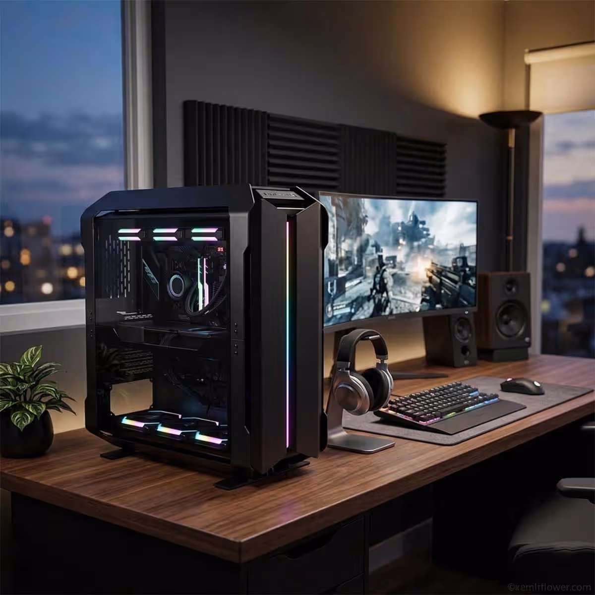 Lian Li Black TR-01A Tempered Glass Full Tower Gaming PC Case