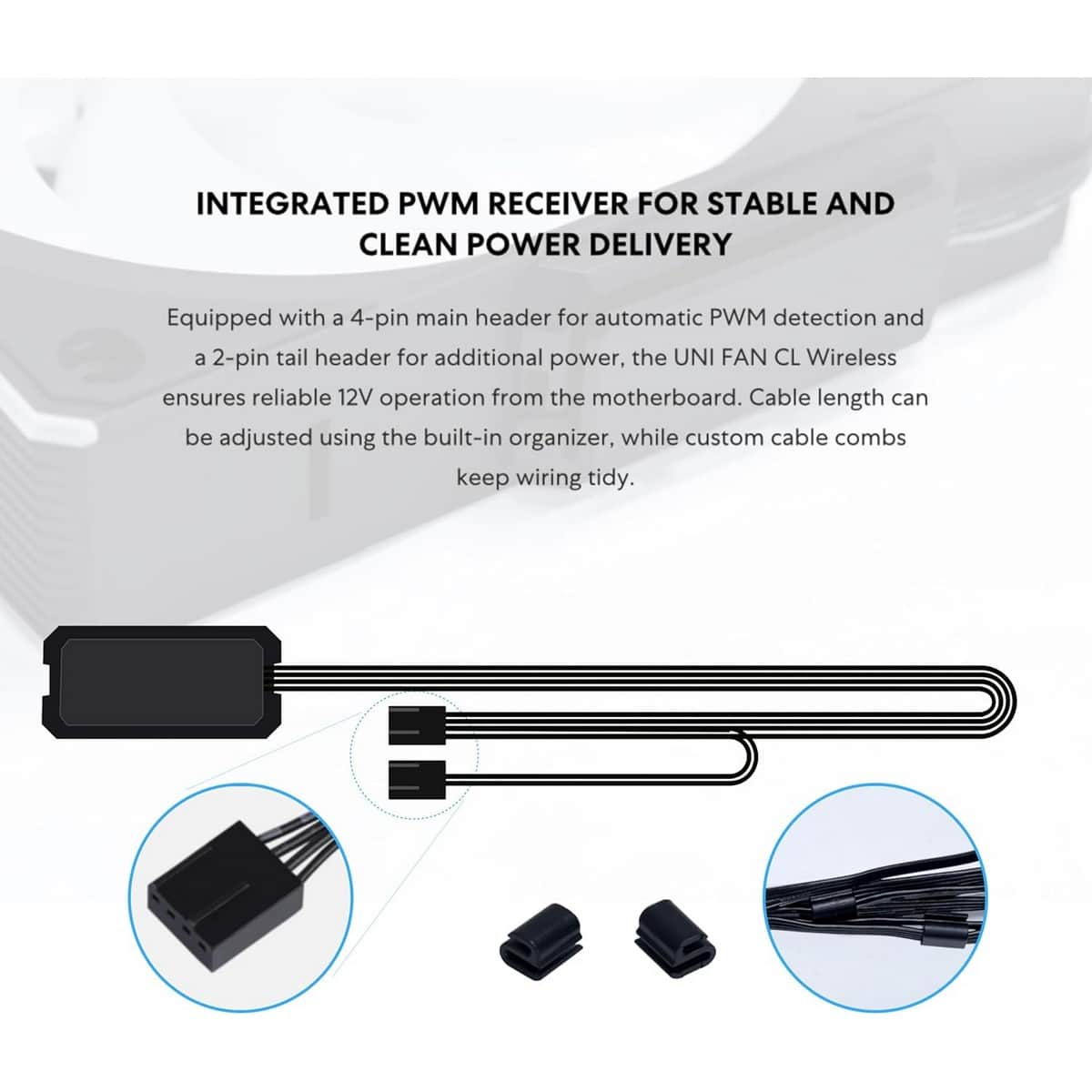 Lian Li Uni Fan CL Wireless Reverse 120mm Cooling Fan
