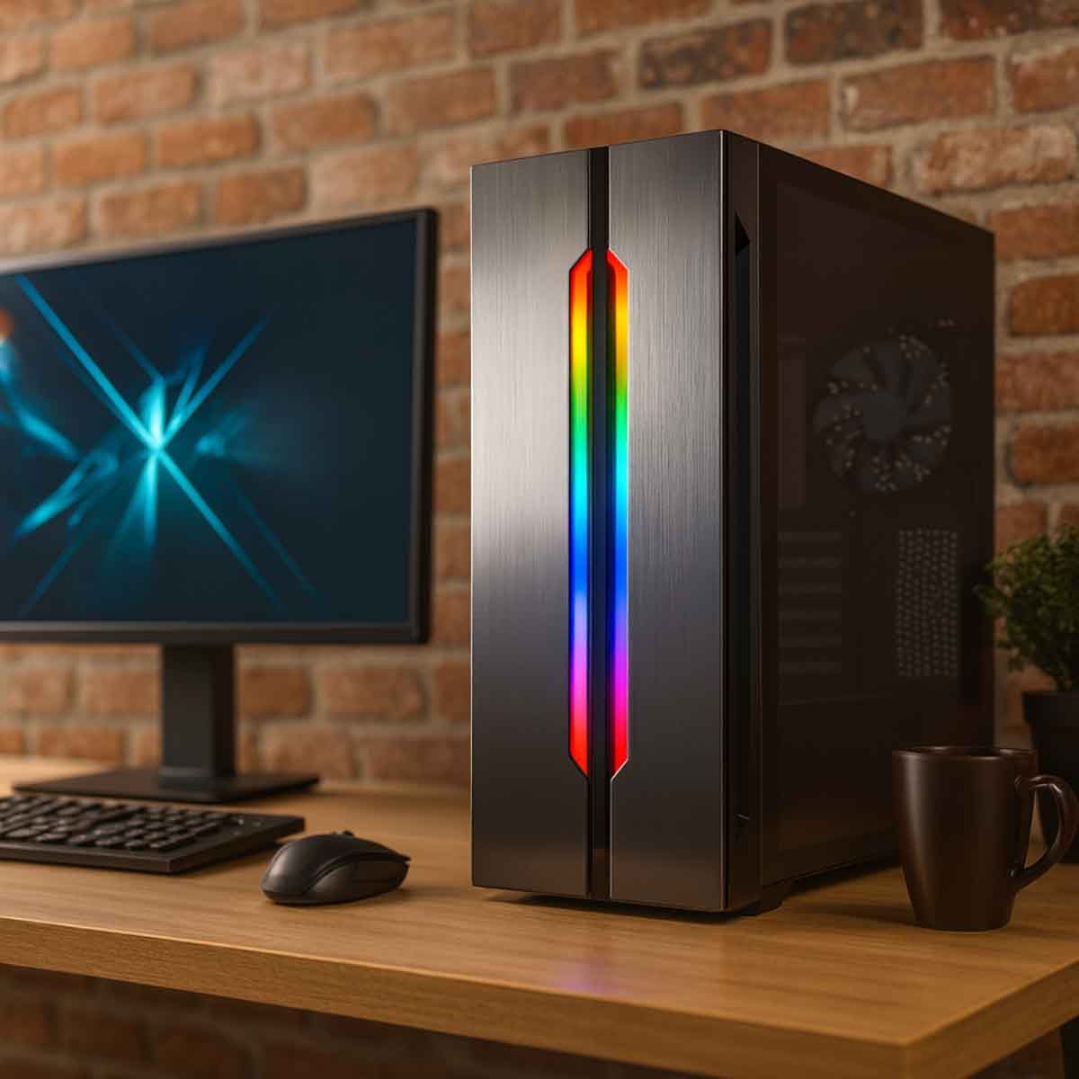 ليان لي لانكول ون ديجيتال صندوق كمبيوتر ألعاب بزجاج مقوى