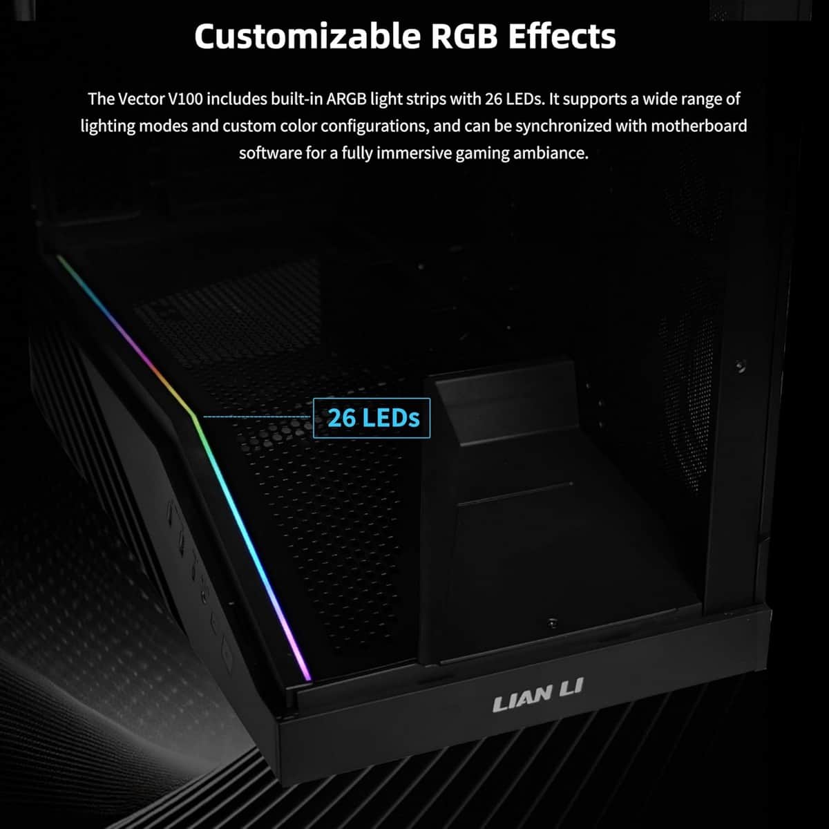 Lian Li 120mm V100 Gaming PC Case