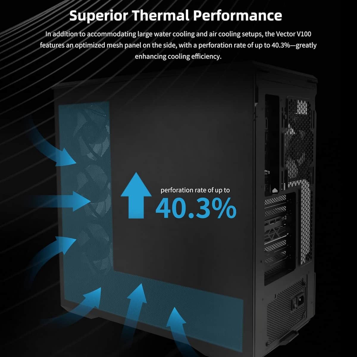Lian Li 120mm V100 Gaming PC Case