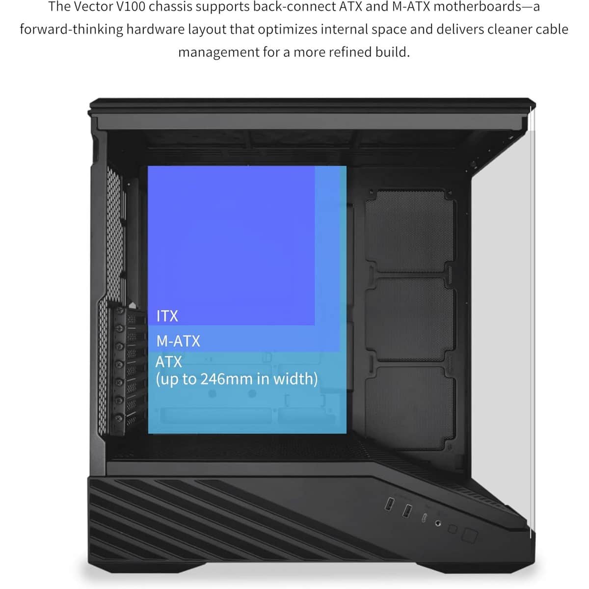 Lian Li 120mm V100 Gaming PC Case